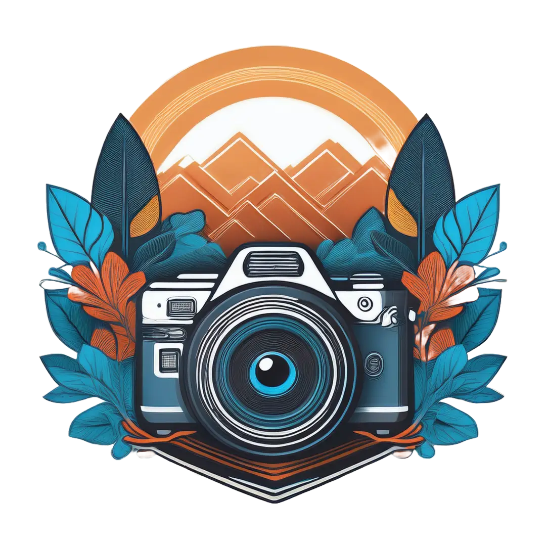 Digital graphic of camera for photography